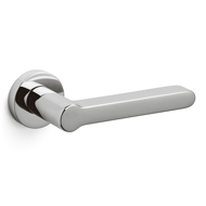 LOGO Door Handle With Yale Key Hole - B